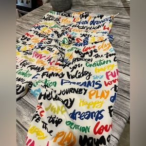 Cute Colorful Graphic Print Women's Romper